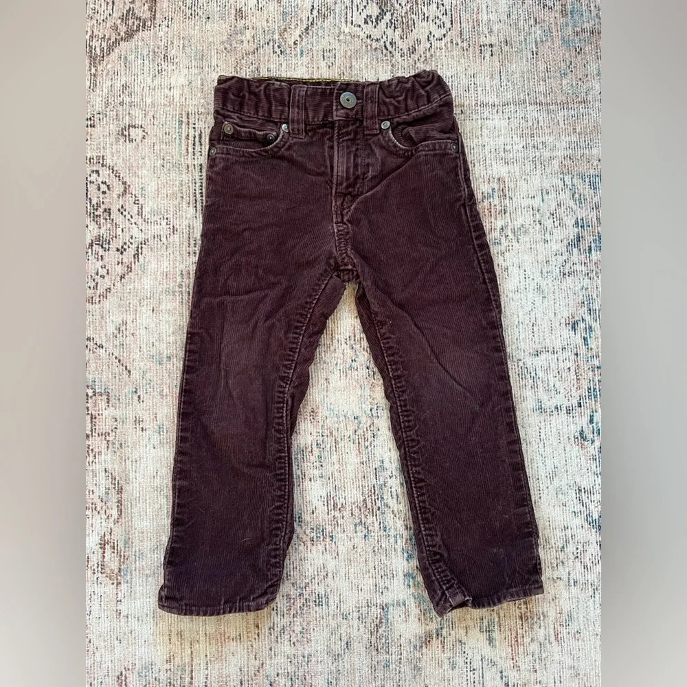 GAP Kids Formal Corduroy Pants - Dark Burgundy